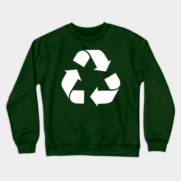 White Reduce, Reuse, Recycle, Repurpose, living green Crewneck Sweatshirt by LittleBean